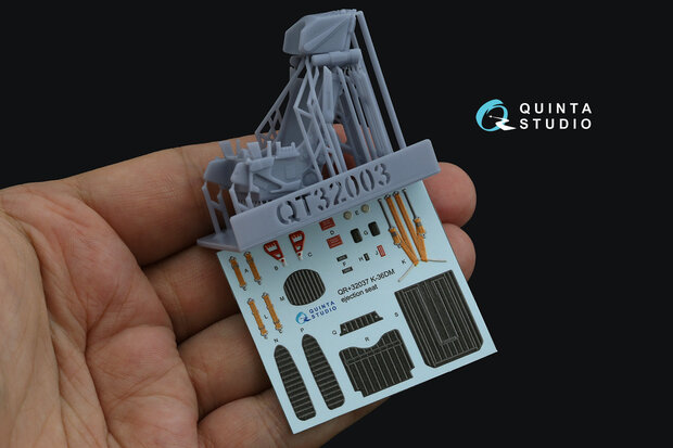 Quinta Studio QR+32037 -  K-36DM (initial release) ejection seat (for Su-17M3/M4/UM3/22, Su-24, MiG-29 9-12 Early aircraft) (All kits) - 1:32