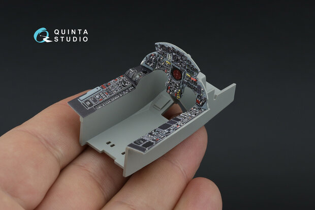 Quinta Studio QDS-32181 -  F-104S-ASA 3D-Printed & coloured Interior on decal paper (Italeri) - Small Version - 1:32