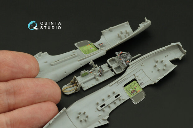 Quinta Studio QD72165 -   P-39Q/N Airacobra 3D-Printed & coloured Interior on decal paper (Arma Hobby) - 1:72