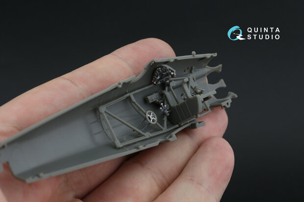 Quinta Studio QD48502 -  Bristol Bulldog Mk.II 3D-Printed & coloured Interior on decal paper (Airfix) - 1:48