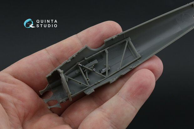 Quinta Studio QD48502 -  Bristol Bulldog Mk.II 3D-Printed & coloured Interior on decal paper (Airfix) - 1:48