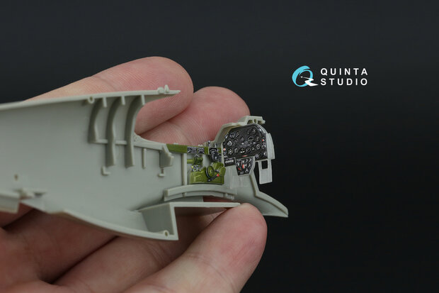 Quinta Studio QD48472 -  A-36 3D-Printed & coloured Interior on decal paper (Accurate Miniatures/Italeri) - 1:48