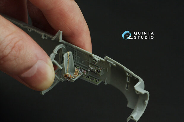 Quinta Studio QD48469 -  A6M2 Zero (Nakajima Prod.) 3D-Printed & coloured Interior on decal paper (Academy) - 1:48