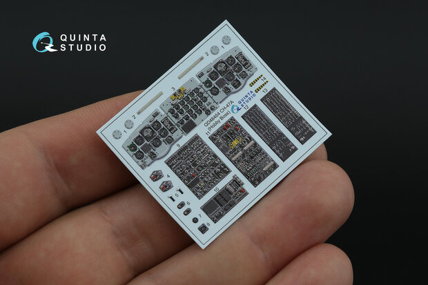 Quinta Studio QD48464 -  CH-47A 3D-Printed & coloured Interior on decal paper (HobbyBoss) - 1:48