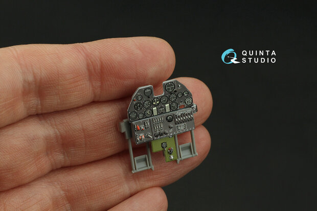 Quinta Studio QD32223 -  P-40M 3D-Printed & coloured Interior on decal paper  (Hasegawa) - 1:32