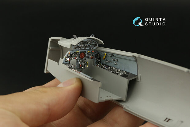 Quinta Studio QD32188 -  F-104J 3D-Printed & coloured Interior on decal paper (Italeri) - 1:32