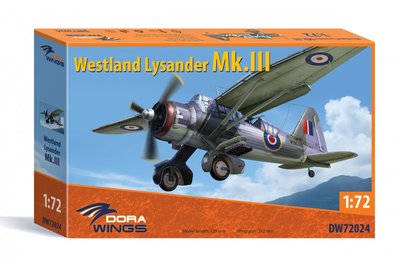 Dora Wings DW72024 - Westland Lysander Mk.III  - 1:72