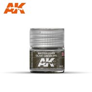 RC042 - AK Real Color Paint - British Dark Olive Green PFI  10ml - [AK Interactive]