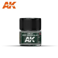 RC304 - AK Real Color Paint - IJN D1 Deep Green Black 10ml - [AK Interactive]