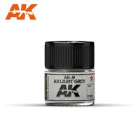 RC308 - AK Real Color Paint - AE-9 / AII Light Grey 10ml - [AK Interactive]