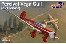 Dora Wings DW72002 - Percival Vega Gull (civil service) - 1:72