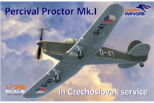 Dora Wings DW72003 - Percival Proctor Mk.1 in Czechoslovak service - 1:72