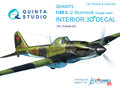 Quinta-Studio-QD48072-Il-2--3D-Printed-&amp;-coloured-Interior-on-decal-paper--(for-Zvezda-kit)-1:48