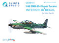 Quinta-Studio-QD48101-EMB-314-Super-Tucano--3D-Printed-&amp;-coloured-Interior-on-decal-paper-(for-HobbyBoss-kit)-1:48