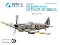 Quinta-Studio-QD32020-Spitfire-Mk.XVI-3D-Printed-&amp;-coloured-Interior-on-decal-paper-(for-Tamiya-kit)-1:32