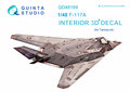 Quinta-Studio-QD48169-F-117A-3D-Printed-&amp;-coloured-Interior-on-decal-paper-(for-Tamiya-kit)-1:48