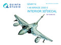 Quinta-Studio-QD48114-Mirage-2000-5-3D-Printed-&amp;-coloured-Interior-on-decal-paper-(for-Kinetic-kit)-1:48