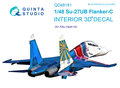 Quinta-Studio-QD48181-Su-27UB-3D-Printed-&amp;-coloured-Interior-on-decal-paper-(for-KittyHawk-kit)-1:48