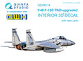 Quinta-Studio-QD48214-F-15C-PAD-upgraded-3D-Printed-&amp;-coloured-Interior-on-decal-paper-with-resin-parts-(for-GWH-kit)-1:48