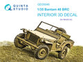 Quinta-Studio-QD35046-Bantam-40-BRC-3D-Printed-&amp;-coloured-Interior-on-decal-paper-(for-Mini-Art-kit)-1:35