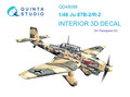 Quinta-Studio-QD48098-Ju-87B-2-R-2--3D-Printed-&amp;-coloured-Interior-on-decal-paper-(for-Hasegawa-kit)-1:48