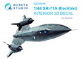 Quinta-Studio-QD48244-SR-71A-3D-Printed-&amp;-coloured-Interior-on-decal-paper-(for-Revell-kit)-1:48