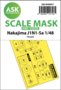 ASK-200-M48057-Nakajima-J1N1-Sa-one-sided-express-mask-for-Tamiya-1:48