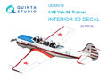 Quinta-Studio-QD48019-Yak-52-3D-Printed-&amp;-coloured-Interior-on-decal-paper-(for-ARK-kit)-1:48