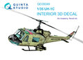 Quinta-Studio-QD35049-UH-1C-3D-Printed-&amp;-coloured-Interior-on-decal-paper-(for-Academy-kit)-1:35