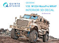 Quinta-Studio-QD35044-M1224-MaxxPro-MRAP-3D-Printed-&amp;-coloured-Interior-on-decal-paper-(for-Bronco-kit)-1:35