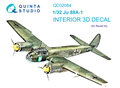 Quinta-Studio-QD32084-Ju-88A-1-3D-Printed-&amp;-coloured-Interior-on-decal-paper-(for-Revell-kit)-1:32