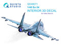 Quinta-Studio-QD48071-Su-34-3D-Printed-&amp;-coloured-Interior-on-decal-paper-(for-HobbyBoss-kit)-1:48