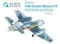 Quinta-Studio-QD48246-Meteor-F.8-3D-Printed-&amp;-coloured-Interior-on-decal-paper-(for-Airfix-kit)-1:48