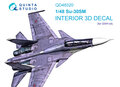 Quinta-Studio-QD48320-Su-30SM-3D-Printed-&amp;-coloured-Interior-on-decal-paper-(for-GWH-kit)-1:48