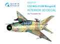 Quinta-Studio-QD32121-MiG-21UM-3D-Printed-&amp;-coloured-Interior-on-decal-paper-(for-Trumpeter-kit)-1:32