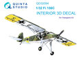 Quinta-Studio-QD32094-Fi-156C-3D-Printed-&amp;-coloured-Interior-on-decal-paper-(for-Hasegawa-kit)-1:32