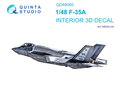 Quinta-Studio-QD48060-F-35A-3D-Printed-&amp;-coloured-Interior-on-decal-paper-(for-Meng-kit)-1:48