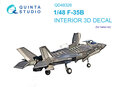 Quinta-Studio-QD48326-F-35B-3D-Printed-&amp;-coloured-Interior-on-decal-paper-(for-Italeri-kit)-1:48