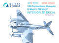 Quinta-Studio-QDS-48355-DH-Mosquito-B-Mk.IV-PR-Mk.IV-3D-Printed-&amp;-coloured-Interior-on-decal-paper-(for-Tamiya-kit)-Small-Version--1:48