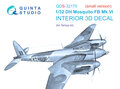 Quinta-Studio-QDS-32170-DH-Mosquito-FB-Mk.VI-3D-Printed-&amp;-coloured-Interior-on-decal-paper-(for-Tamiya-kit)-Small-Version--1:32