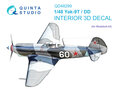 Quinta-Studio-QD48299--Yak-9T-DD--3D-Printed-&amp;-coloured-Interior-on-decal-paper-(for-Modelsvit-kit)--1:48