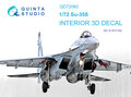 Quinta-Studio-QD72060-Su-35S-3D-Printed-&amp;-coloured-Interior-on-decal-paper-(for-GWH-kit)-1:72