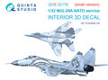 Quinta-Studio-QDS-32176-MiG-29A-NATO-service-3D-Printed-&amp;-coloured-Interior-on-decal-paper-(for-Trumpeter-kit)-Small-Version-1:32