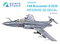 Quinta-Studio-QD48348-Buccaneer-S.2C-D-3D-Printed-&amp;-coloured-Interior-on-decal-paper--(for-Airfix-kit)-1:48