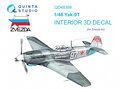 Quinta-Studio-QD48398--Yak-9T--3D-Printed-&amp;-coloured-Interior-on-decal-paper-(for-Zvezda-kit)-1:48