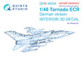 Quinta-Studio-QDS+48204-Tornado-ECR-German-3D-Printed-&amp;-coloured-Interior-on-decal-paper-(for-Revell-kit)-(with-3D-printed-resin-parts)-Small-Version-1:48