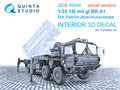 Quinta-Studio-QDS-35094-Patriot-Abschussrampe-auf-15t-mil-gl-BR-A1-3D-Printed-&amp;-coloured-Interior-on-decal-paper-(for-Trumpeter)-Small-Version-1:35