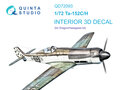 Quinta-Studio-QD72093-Ta-152C-H-3D-Printed-&amp;-coloured-Interior-on-decal-paper-(for-Dragon)-1:72