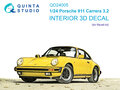 Quinta-Studio-QD24005-Porsche-911-Carrera-3.2-3D-Printed-&amp;-coloured-Interior-on-decal-paper-(for-Revell-kit)-1:24
