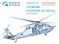 Quinta-Studio-QDS+35108-MH-60L-3D-Printed-&amp;-coloured-Interior-on-decal-paper-(for-KittyHawk-kit)-(with-3D-printed-resin-parts)-Small-Version-1:35